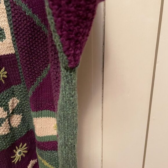 Segrets Sun Prints Hand Knit Vintage Sweater Women's Size Medium - Picture 11 of 13
